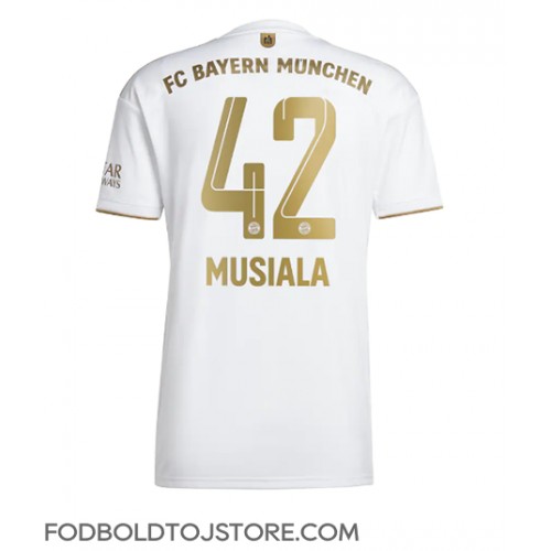 Bayern Munich Jamal Musiala #42 Udebanetrøje 2022-23 Kortærmet